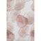5' X 8' Merlot And Ivory Abstract Washable Area Rug With UV Protection