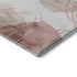 5' X 8' Merlot And Ivory Abstract Washable Area Rug With UV Protection