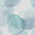 8' X 10' Teal And Ivory Abstract Washable Area Rug With UV Protection
