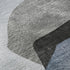 5' X 8' Blue And Gray Abstract Washable Area Rug With UV Protection