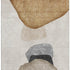 9' X 12' Brown And Gray Abstract Washable Area Rug With UV Protection