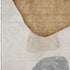 9' X 12' Brown And Gray Abstract Washable Area Rug With UV Protection