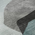 8' X 10' Teal And Gray Abstract Washable Area Rug With UV Protection