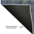 Blue And Gray Plaid Washable Area Rug With UV Protection