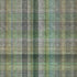 9' X 12' Green And Gray Plaid Washable Area Rug With UV Protection