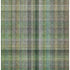 9' X 12' Green And Gray Plaid Washable Area Rug With UV Protection