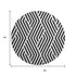 9' X 12' Black And Ivory Geometric Washable Area Rug With UV Protection