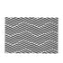 9' X 12' Black And Ivory Geometric Washable Area Rug With UV Protection