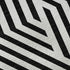 9' X 12' Black And Ivory Geometric Washable Area Rug With UV Protection