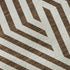 9' X 12' Brown And Ivory Geometric Washable Area Rug With UV Protection