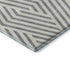 9' X 12' Gray And Ivory Geometric Washable Area Rug With UV Protection