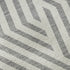 9' X 12' Gray And Ivory Geometric Washable Area Rug With UV Protection