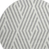 9' X 12' Gray And Ivory Geometric Washable Area Rug With UV Protection