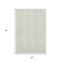 9' X 12' Ivory And Beige Geometric Washable Area Rug With UV Protection