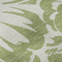 9' X 12' Fern Green And Ivory Floral Washable Area Rug With UV Protection
