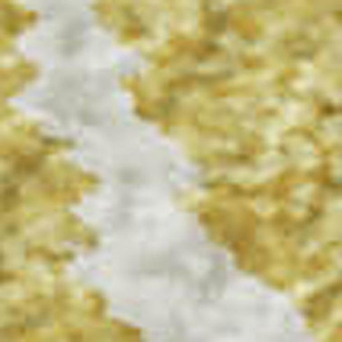 9' X 12' Gold And Ivory Floral Washable Area Rug With UV Protection