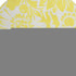 9' X 12' Yellow And Ivory Floral Washable Area Rug With UV Protection