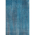 5' X 8' Blue And Gray Striped Washable Area Rug With UV Protection