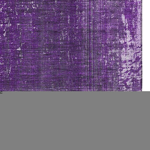 9' X 12' Purple And Ivory Striped Washable Area Rug With UV Protection
