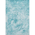 5' X 8' Teal And Ivory Abstract Washable Area Rug With UV Protection