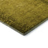 8' Gold And Gray Abstract Washable Round Rug With UV Protection