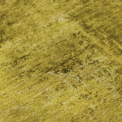 8' X 10' Gold And Gray Abstract Washable Area Rug With UV Protection