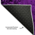 8' X 10' Purple And Gray Abstract Washable Area Rug With UV Protection