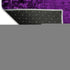 9' X 12' Purple And Gray Abstract Washable Area Rug With UV Protection