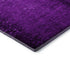 9' X 12' Purple And Gray Abstract Washable Area Rug With UV Protection