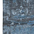 5' X 8' Denim Blue And Gray Abstract Washable Area Rug With UV Protection