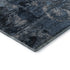 8' X 10' Denim Blue And Gray Abstract Washable Area Rug With UV Protection