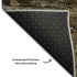 5' X 8' Coffee And Gray Abstract Washable Area Rug With UV Protection