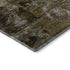 5' X 8' Coffee And Gray Abstract Washable Area Rug With UV Protection