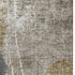5' X 8' Brown And Ivory Abstract Washable Area Rug With UV Protection