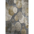 8' X 10' Brown And Ivory Abstract Washable Area Rug With UV Protection