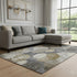 8' X 10' Brown And Ivory Abstract Washable Area Rug With UV Protection