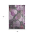 5' X 8' Cabernet And Ivory Abstract Washable Area Rug With UV Protection