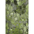 9' X 12' Fern Green And Gray Abstract Distressed Washable Area Rug With UV Protection