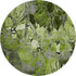 9' X 12' Fern Green And Gray Abstract Distressed Washable Area Rug With UV Protection