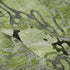 9' X 12' Fern Green And Gray Abstract Distressed Washable Area Rug With UV Protection