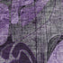9' X 12' Purple And Ivory Abstract Distressed Washable Area Rug With UV Protection
