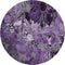 9' X 12' Purple And Ivory Abstract Distressed Washable Area Rug With UV Protection