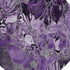 9' X 12' Purple And Ivory Abstract Distressed Washable Area Rug With UV Protection