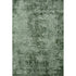 5' X 8' Emerald And Ivory Abstract Washable Area Rug With UV Protection