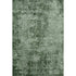 5' X 8' Emerald And Ivory Abstract Washable Area Rug With UV Protection