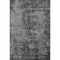 5' X 8' Gray And Ivory Abstract Washable Area Rug With UV Protection