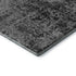 8' Gray And Ivory Abstract Washable Round Rug With UV Protection