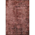 5' X 8' Merlot And Ivory Abstract Washable Area Rug With UV Protection
