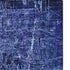 5' X 8' Navy Blue And Ivory Abstract Washable Area Rug With UV Protection