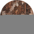 9' X 12' Rust And Ivory Floral Washable Area Rug With UV Protection